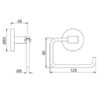 Toilet Roll Holder - Chrome