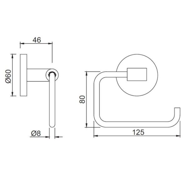 Toilet Roll Holder - Chrome