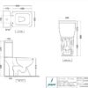 Rimless Bowl with Side Flush Cistern